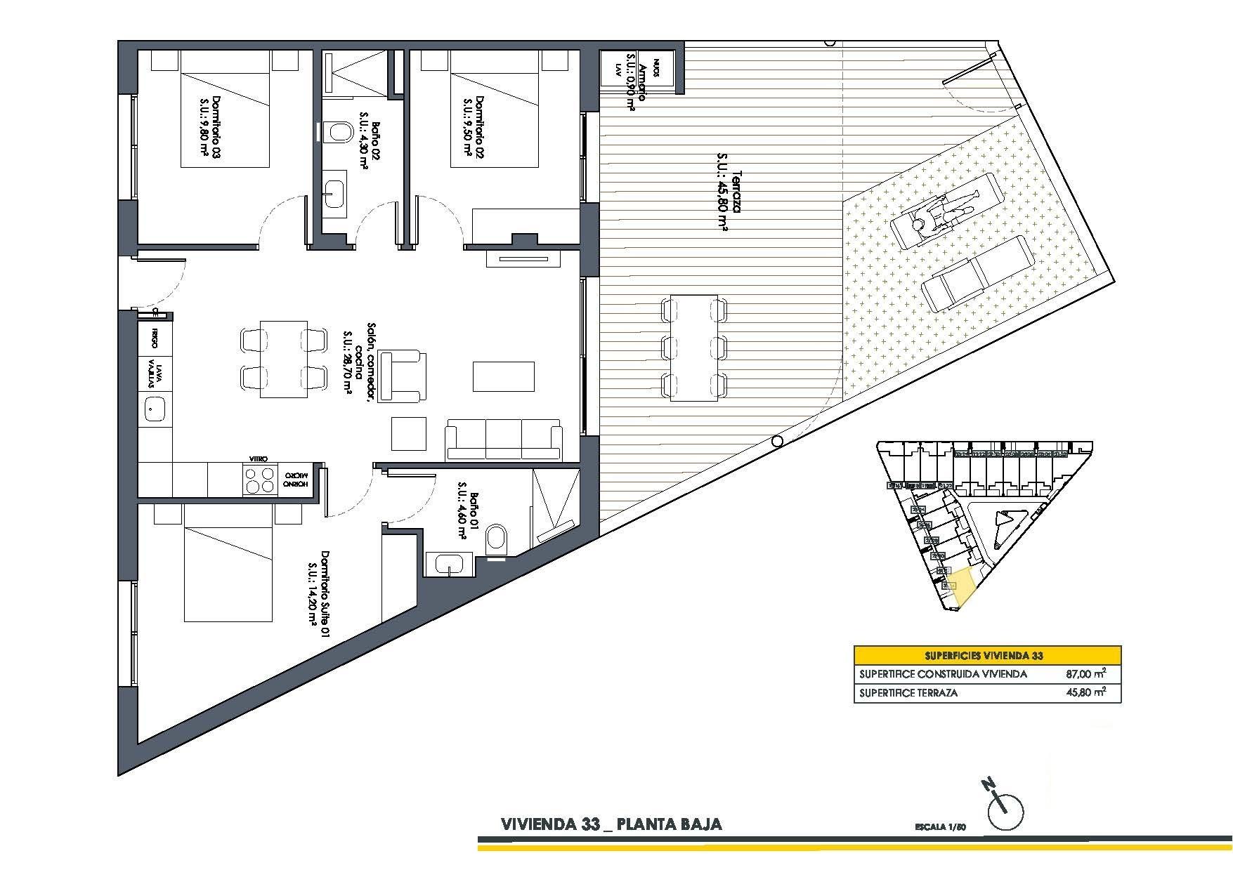 Bungalow for sale in San Fulgencio, Alicante, Spain