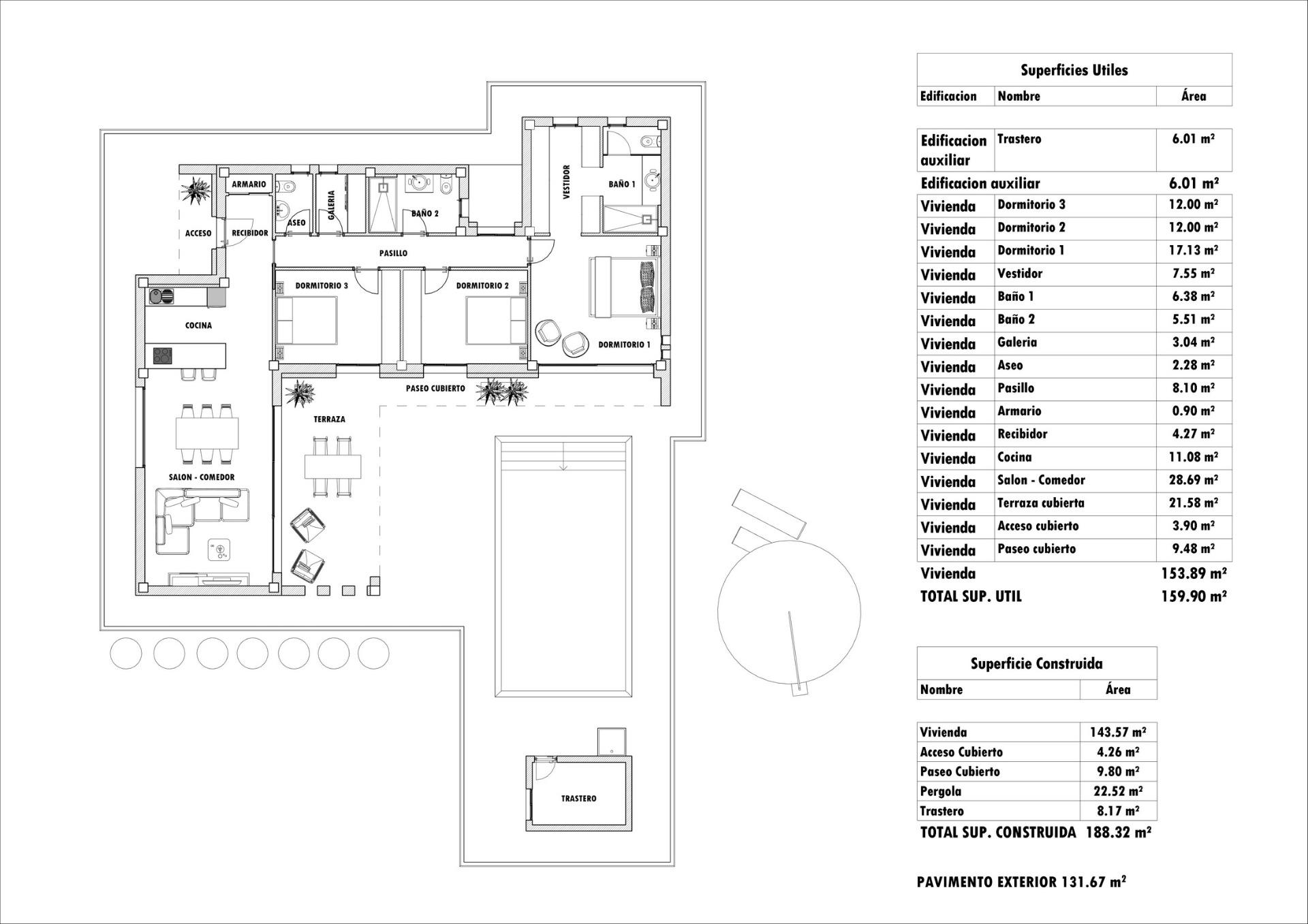 Villa for sale in Aspe, Alicante, Spain