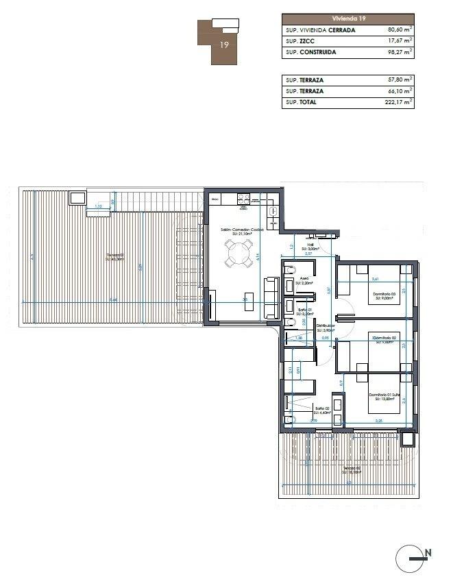 Penthouse for sale in Guardamar Del Segura, Alicante, Spain