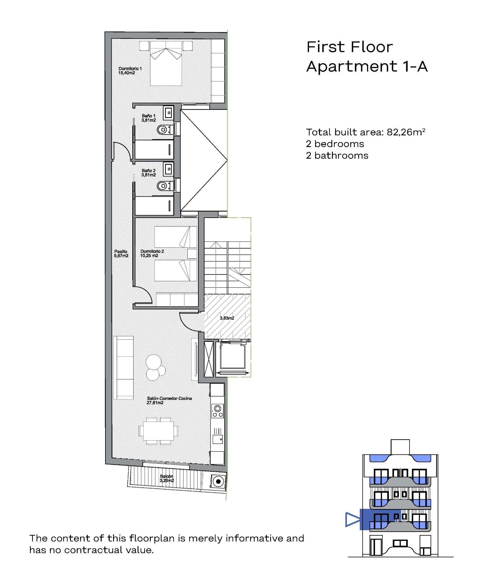 Apartment for sale in Torrevieja, Alicante, Spain