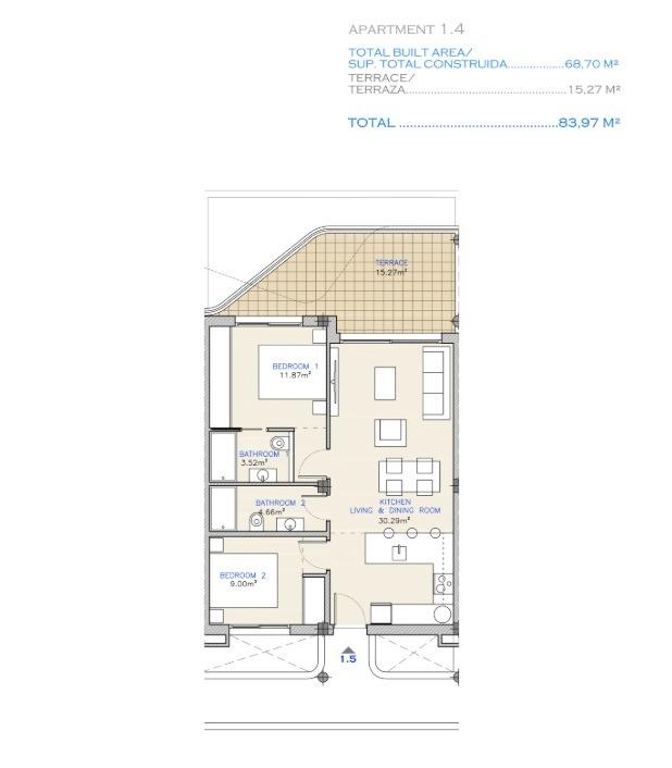 Apartment for sale in Los Alcázares, Murcia, Spain
