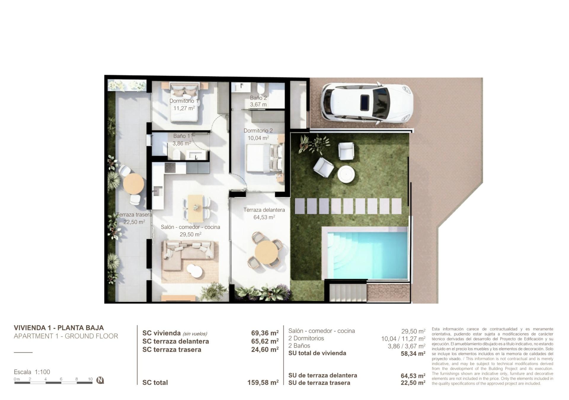 Bungalow for sale in San Pedro Del Pinatar, Murcia, Spain