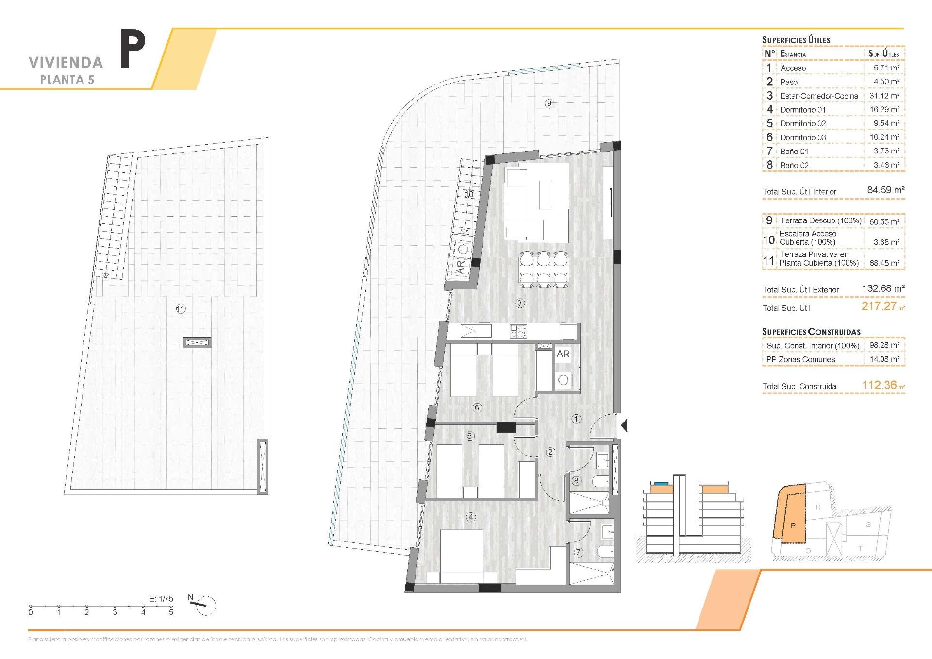 Penthouse for sale in Torrevieja, Alicante, Spain