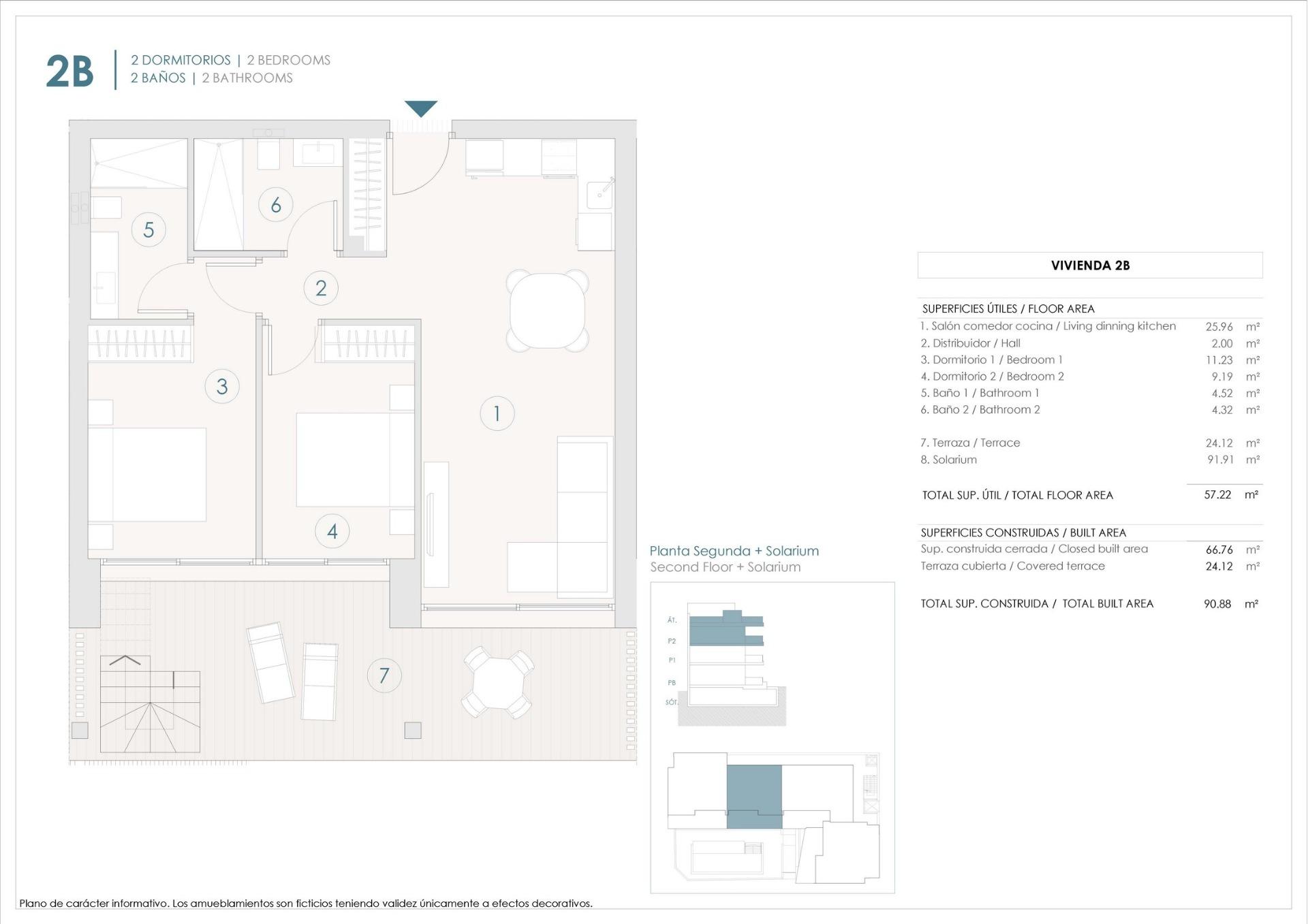 Penthouse for sale in Benijofar, Alicante, Spain