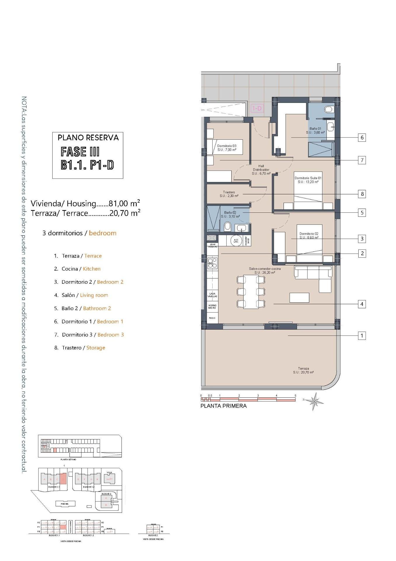 Apartment for sale in Los Alcázares, Murcia, Spain