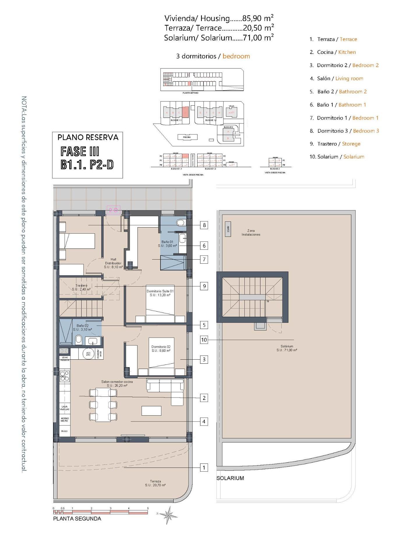 Penthouse for sale in Los Alcázares, Murcia, Spain