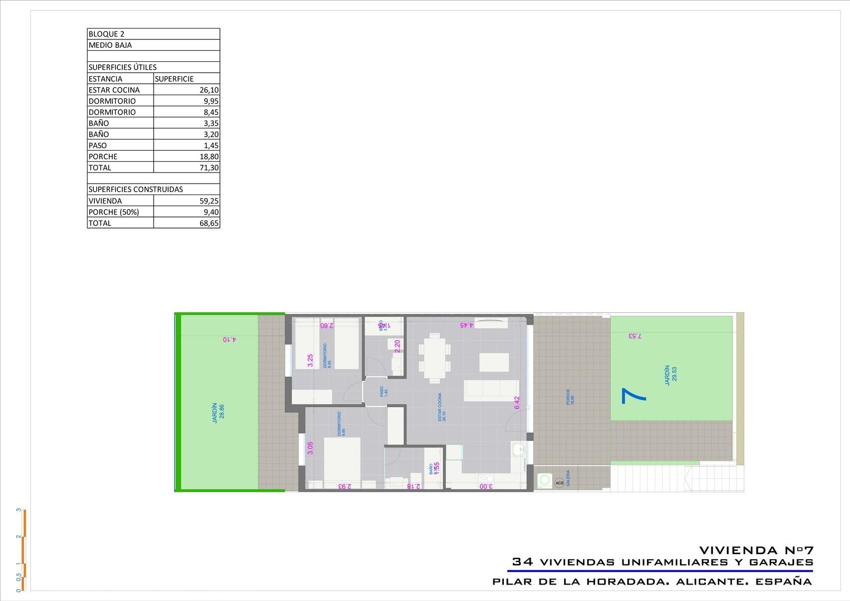 Bungalow for sale in Pilar De La Horadada, Alicante, Spain