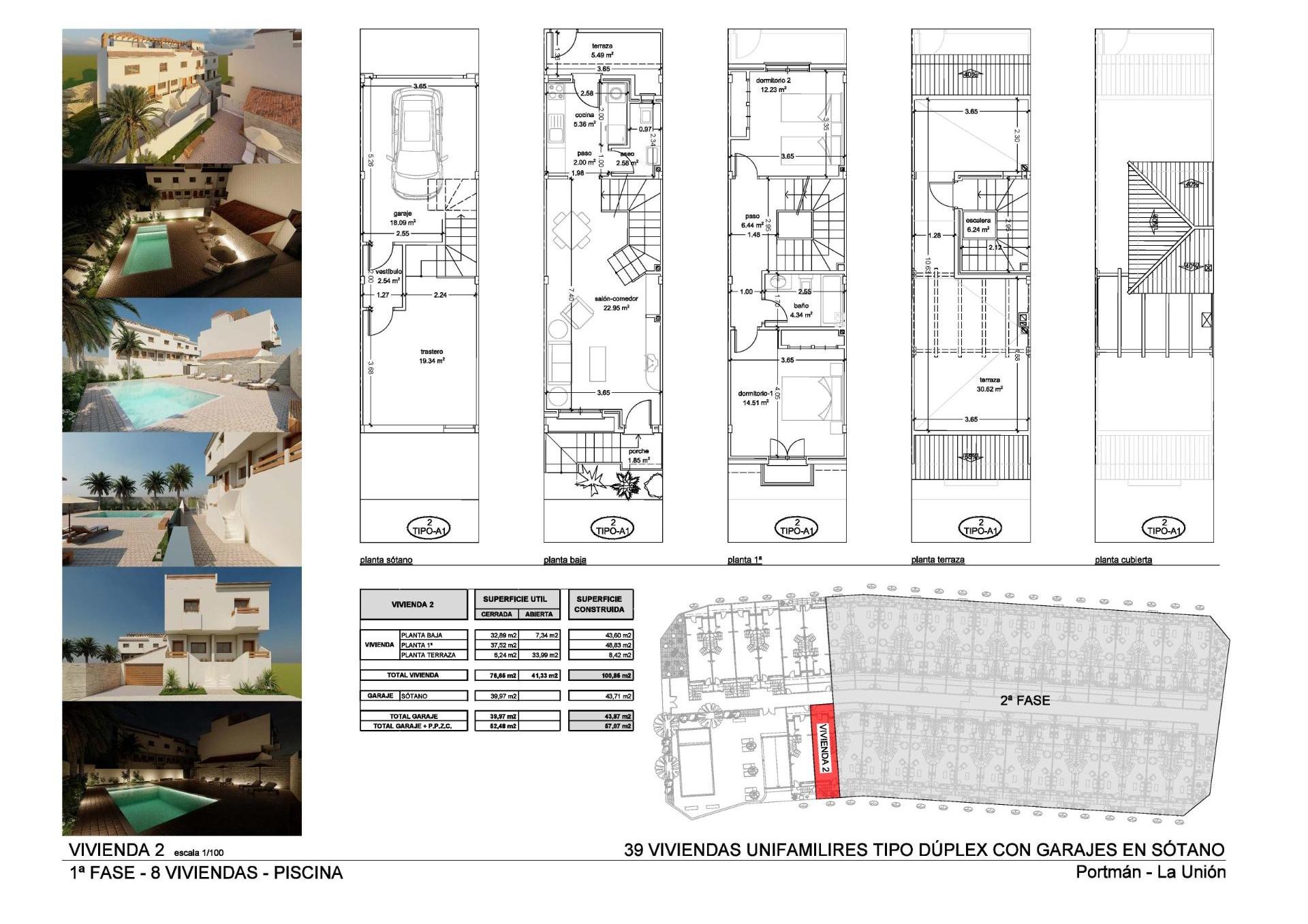 Town House for sale in La Union, Murcia, Spain