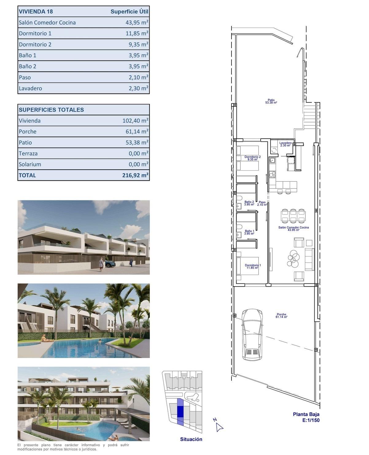 Bungalow for sale in Pilar De La Horadada, Alicante, Spain