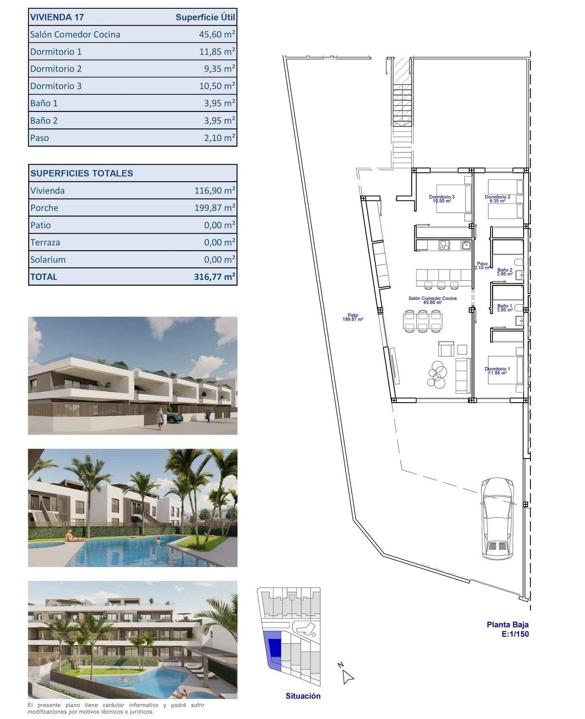 Bungalow for sale in Pilar De La Horadada, Alicante, Spain
