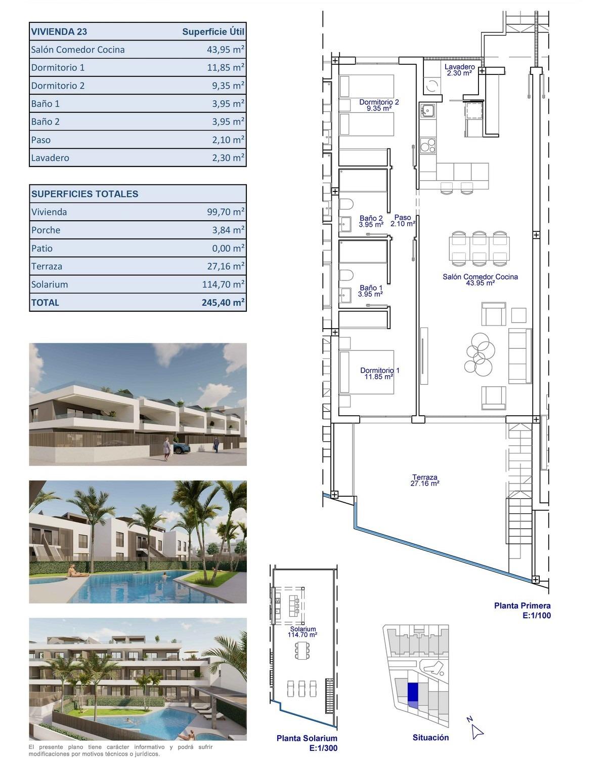Bungalow for sale in Pilar De La Horadada, Alicante, Spain