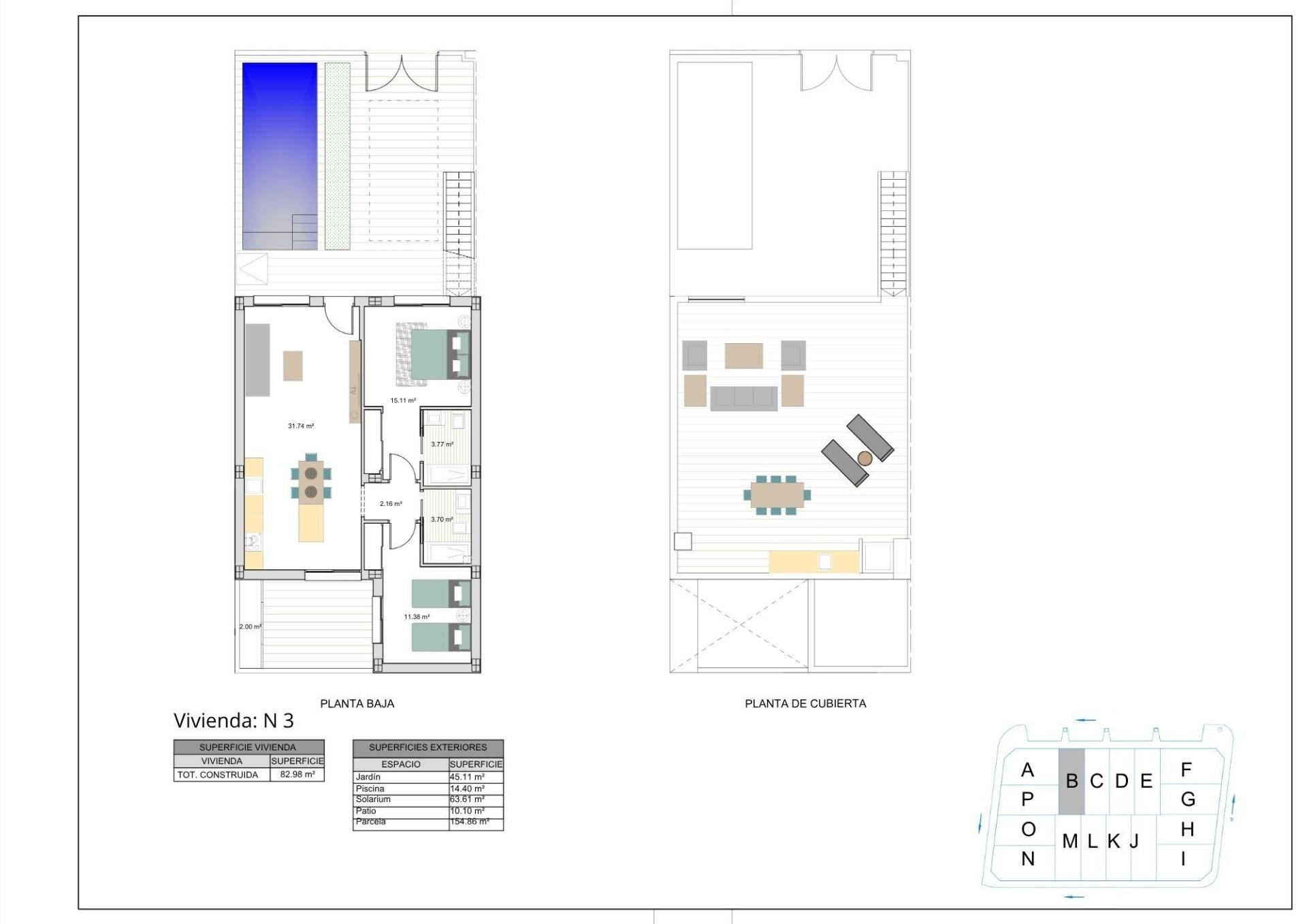Town House for sale in Torre Pacheco, Murcia, Spain