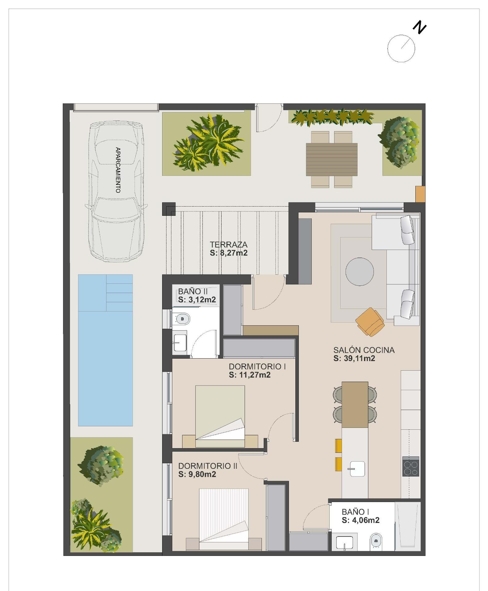 Quad House for sale in Torre Pacheco, Murcia, Spain