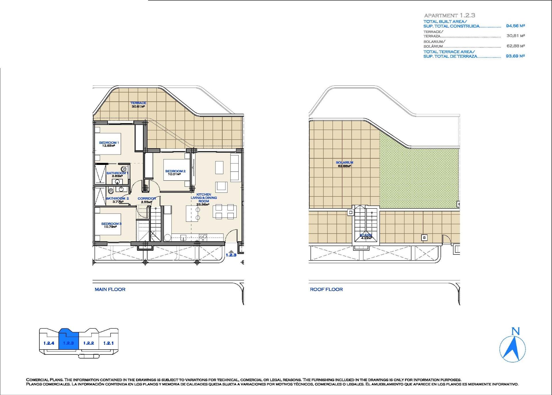 Penthouse for sale in Los Alcázares, Murcia, Spain