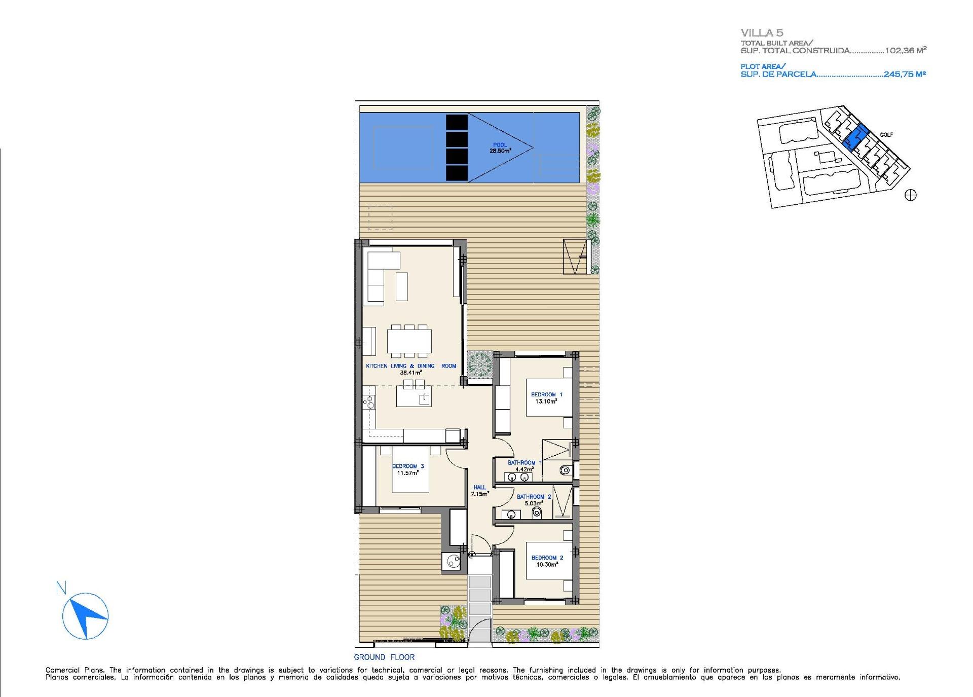 Villa for sale in Los Alcázares, Murcia, Spain