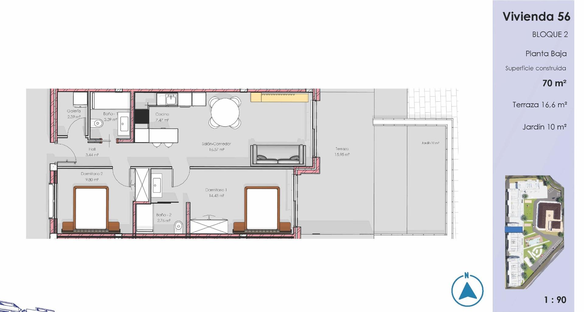 Apartment for sale in Guardamar Del Segura, Alicante, Spain