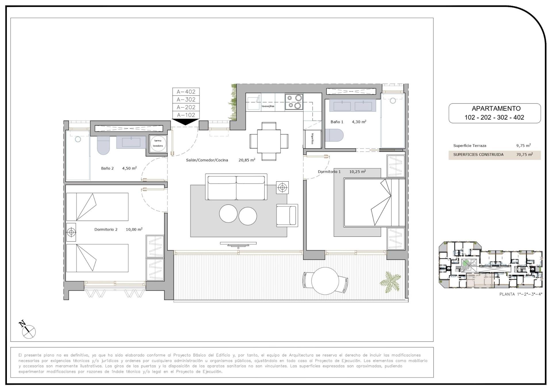 Apartment for sale in San Pedro Del Pinatar, Murcia, Spain