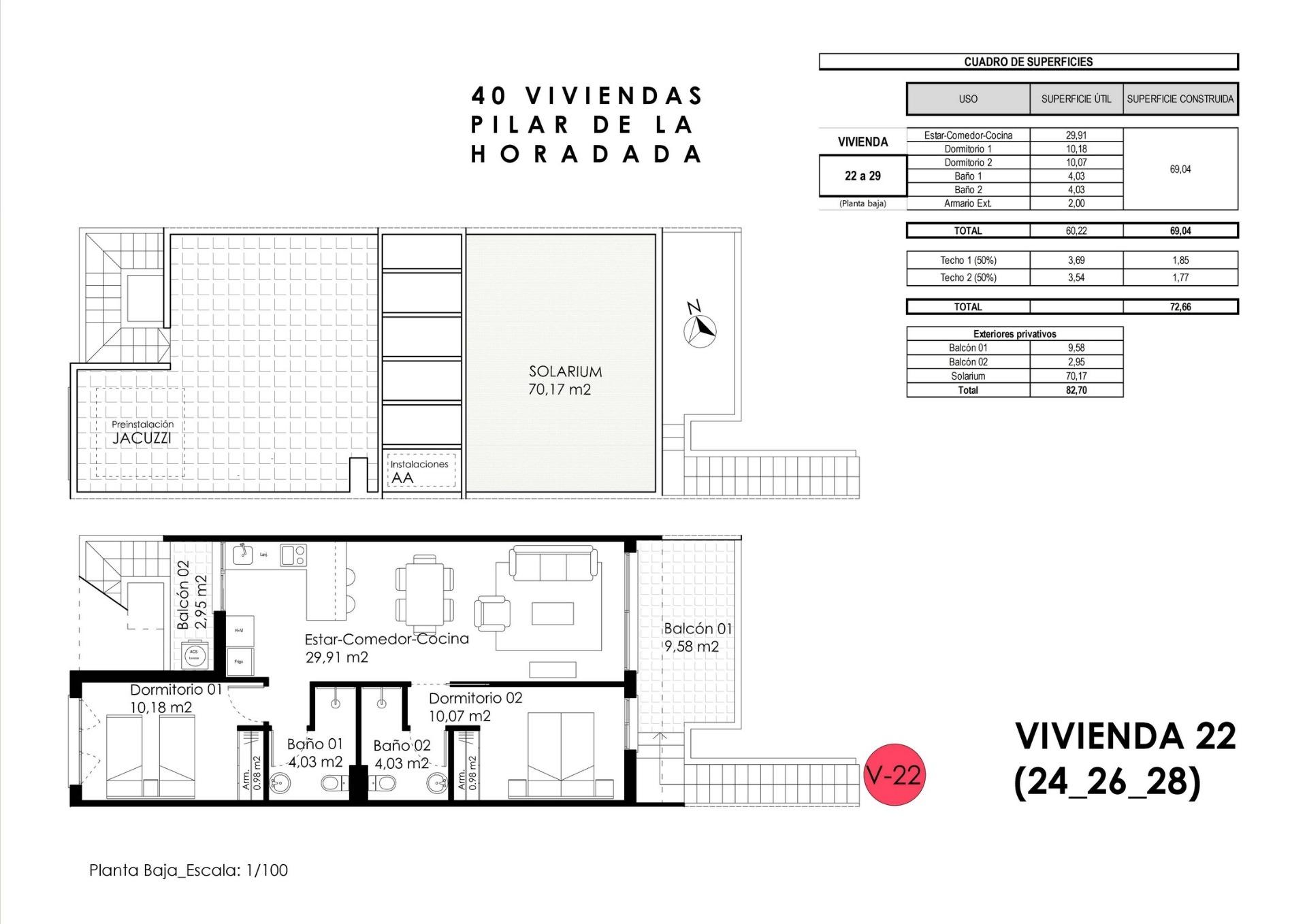 Bungalow for sale in Pilar De La Horadada, Alicante, Spain