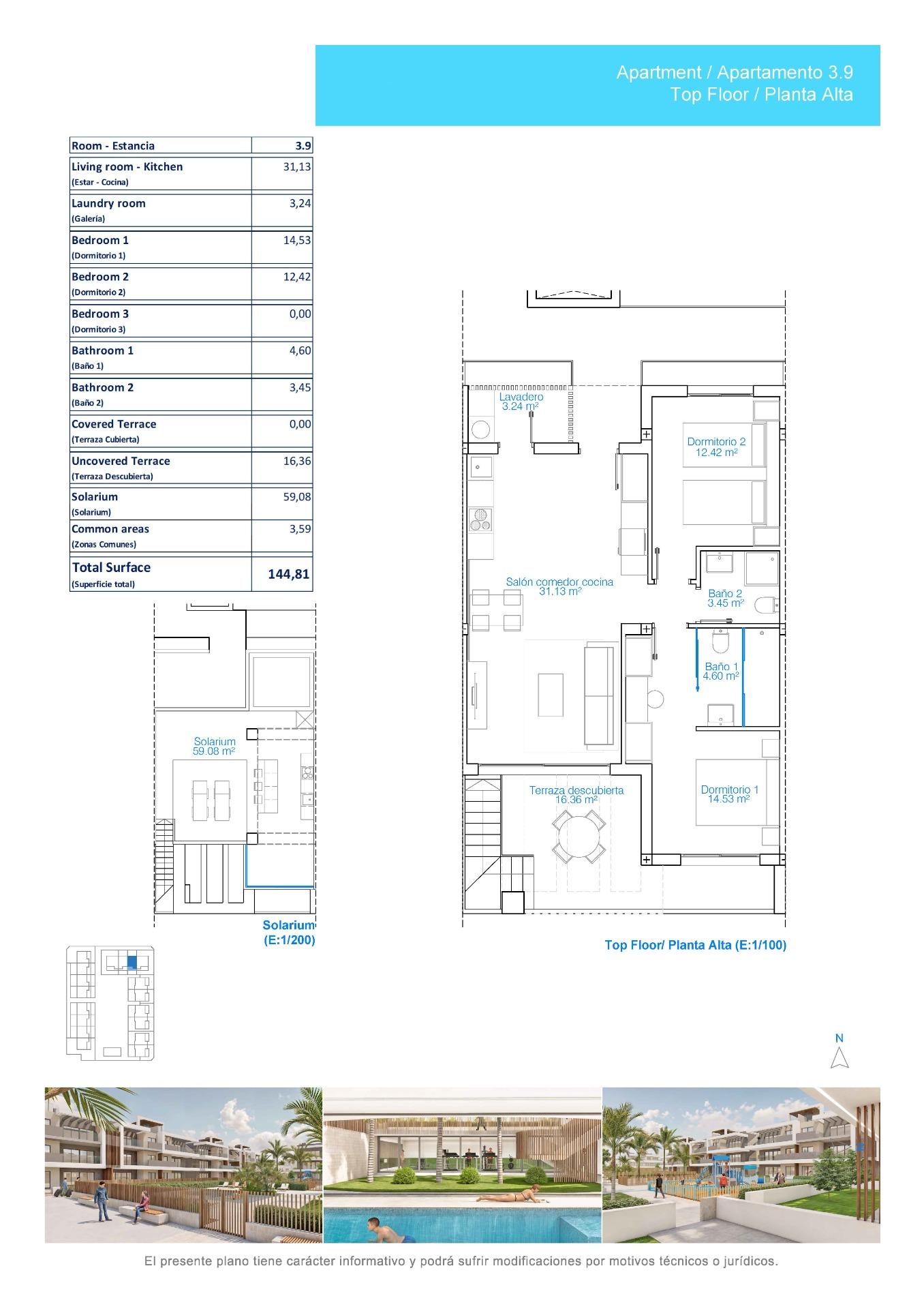 Penthouse for sale in Pilar De La Horadada, Alicante, Spain