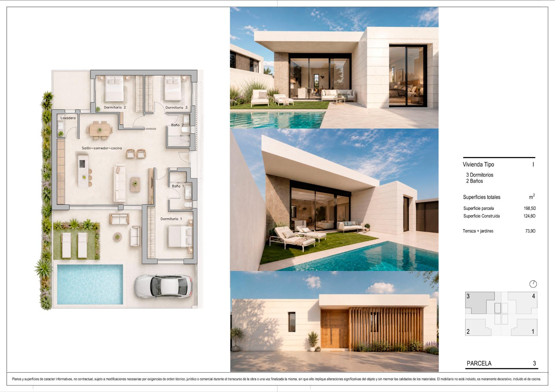 Villa en venta en Pilar De La Horadada