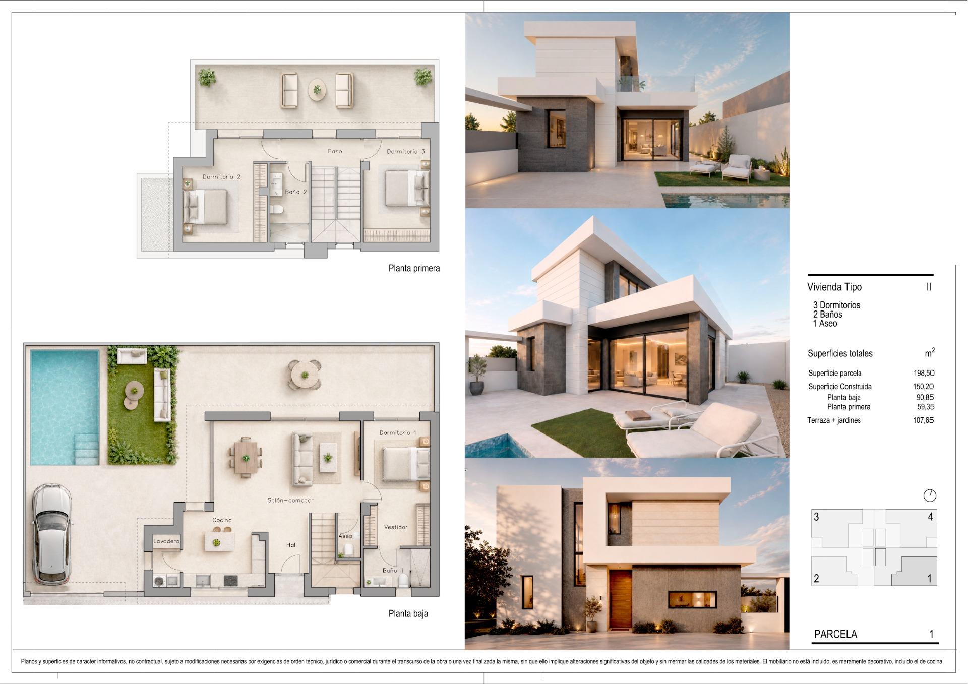 Villa en venta en Pilar De La Horadada