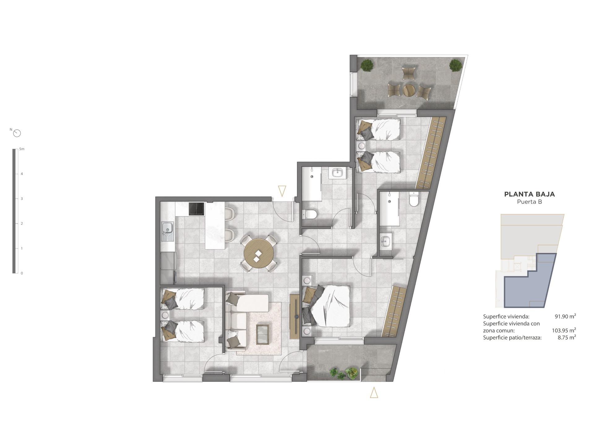 Apartment for sale in Guardamar Del Segura, Alicante, Spain