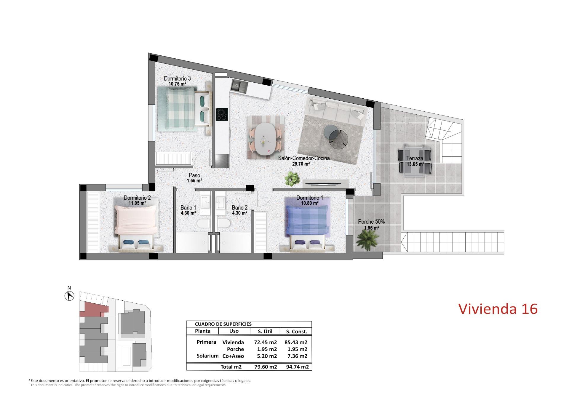 Bungalow for sale in Pilar De La Horadada, Alicante, Spain