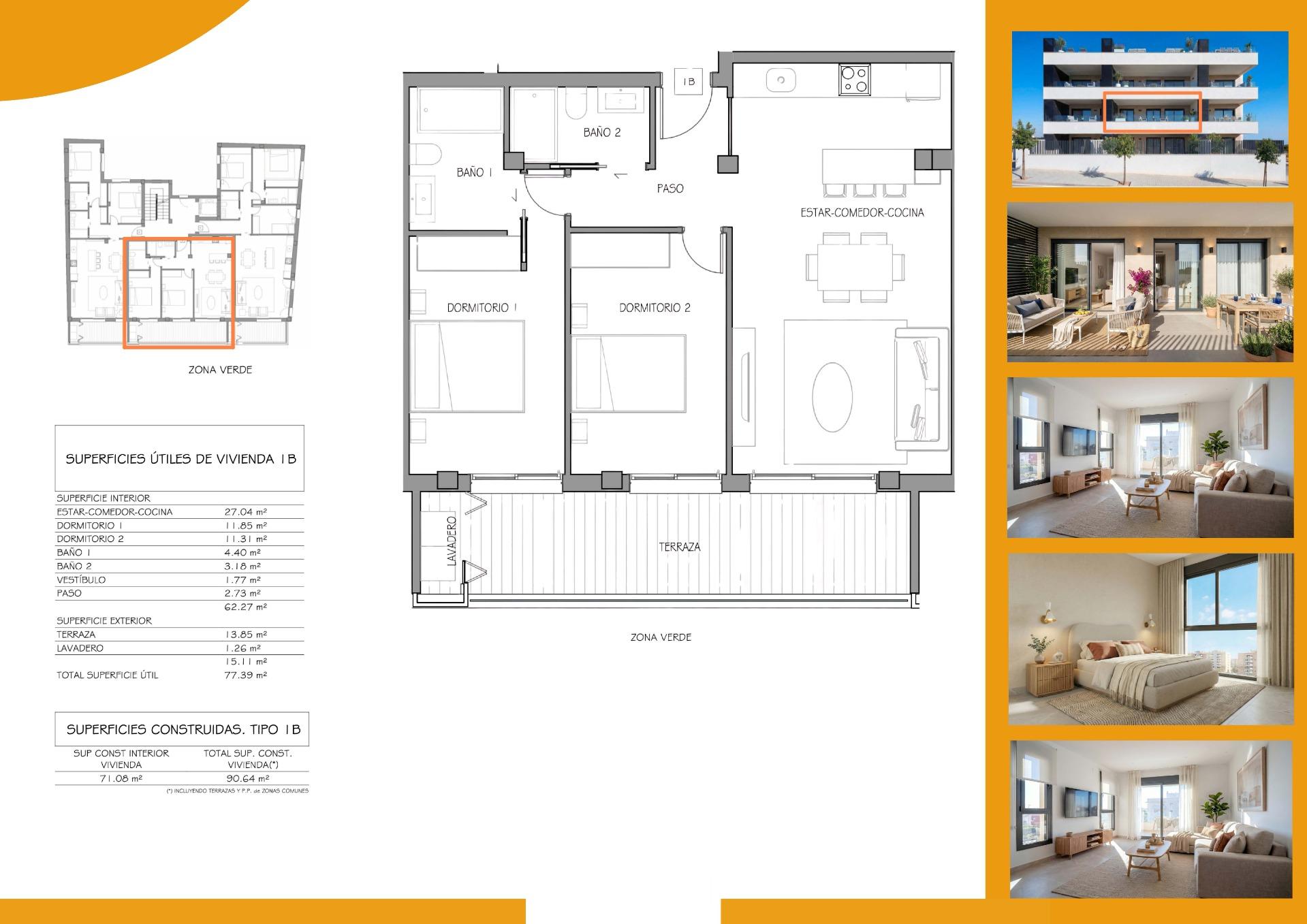 Apartment for sale in Benijofar, Alicante, Spain