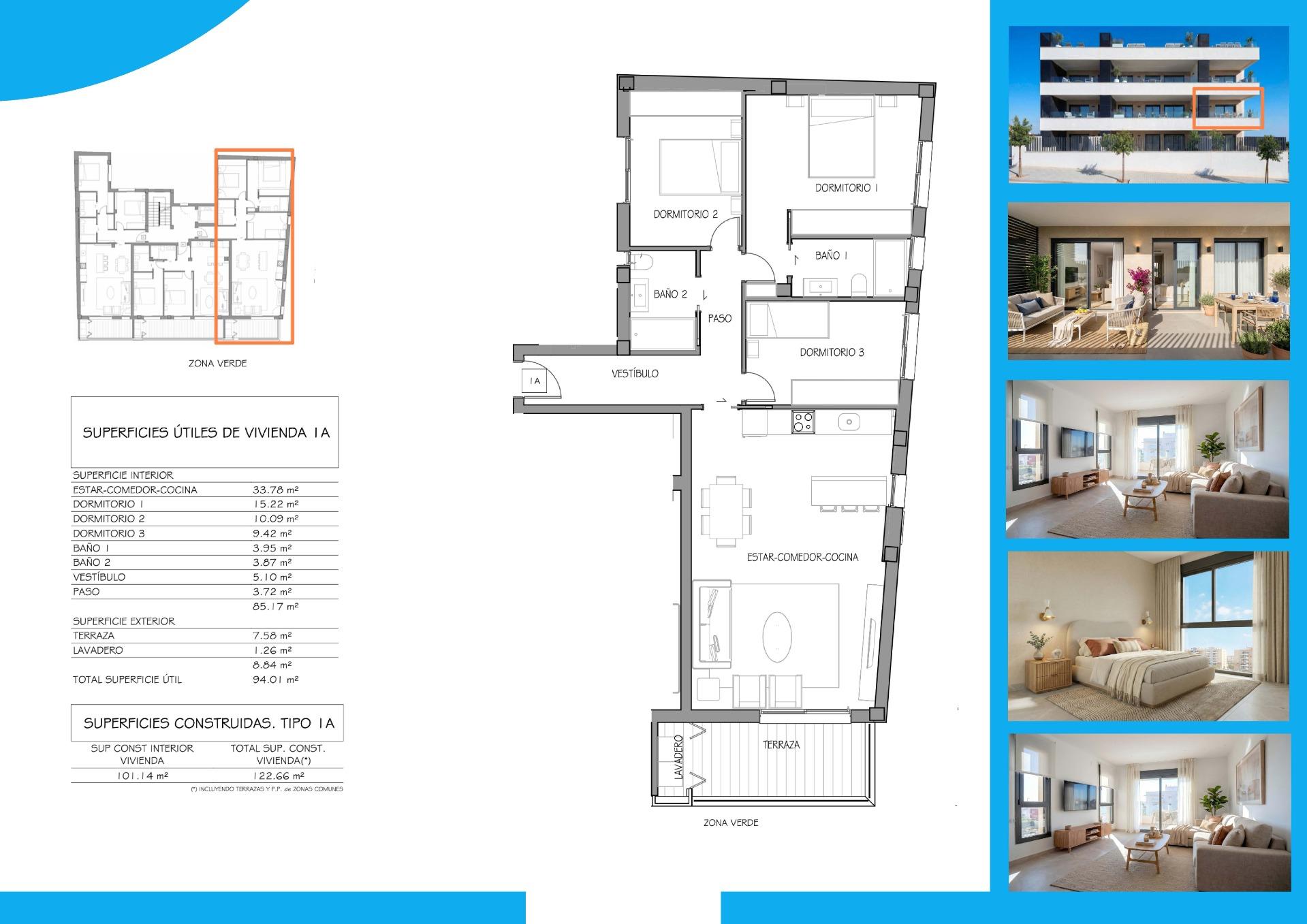 Apartment for sale in Benijofar, Alicante, Spain