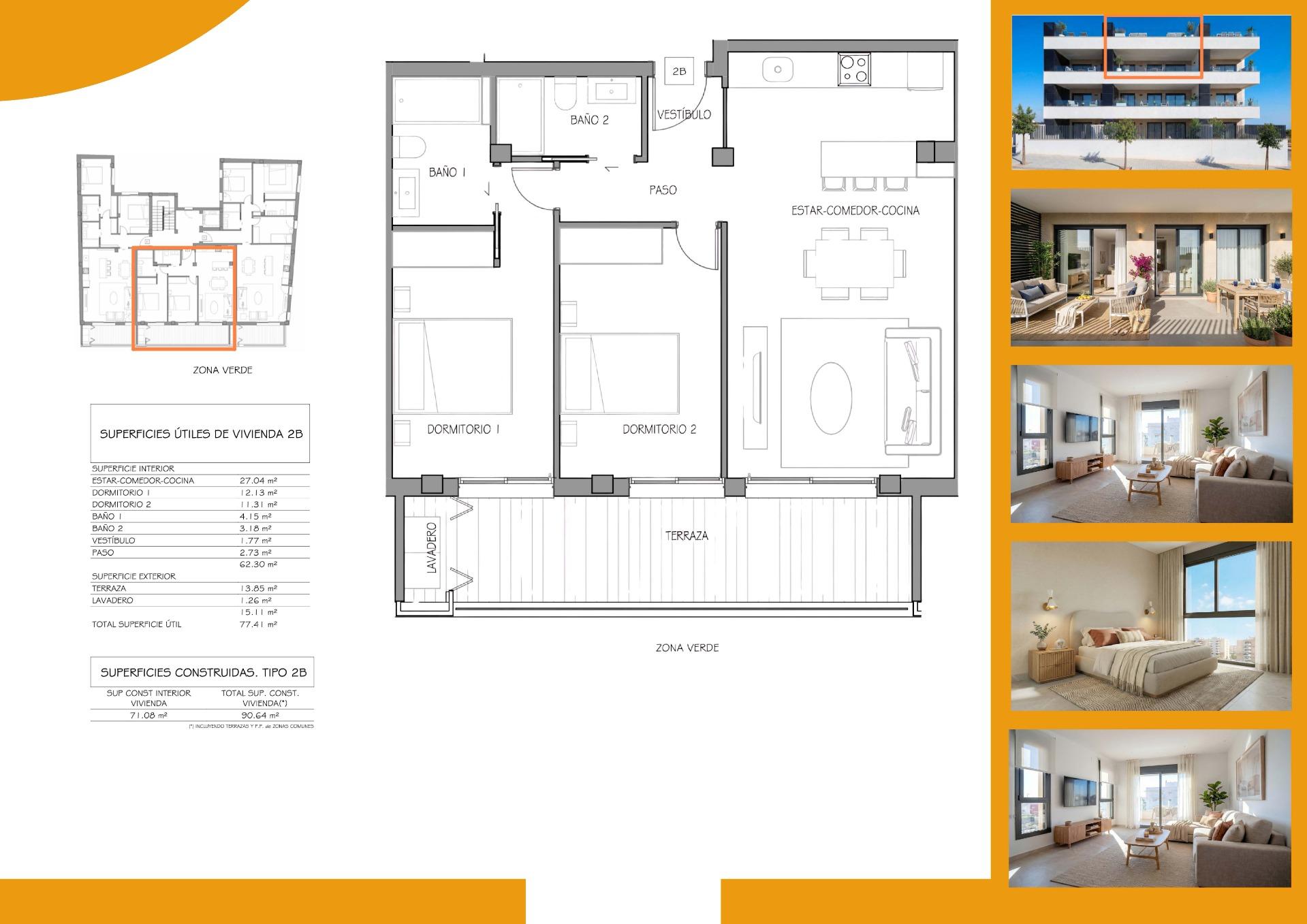 Penthouse for sale in Benijofar, Alicante, Spain