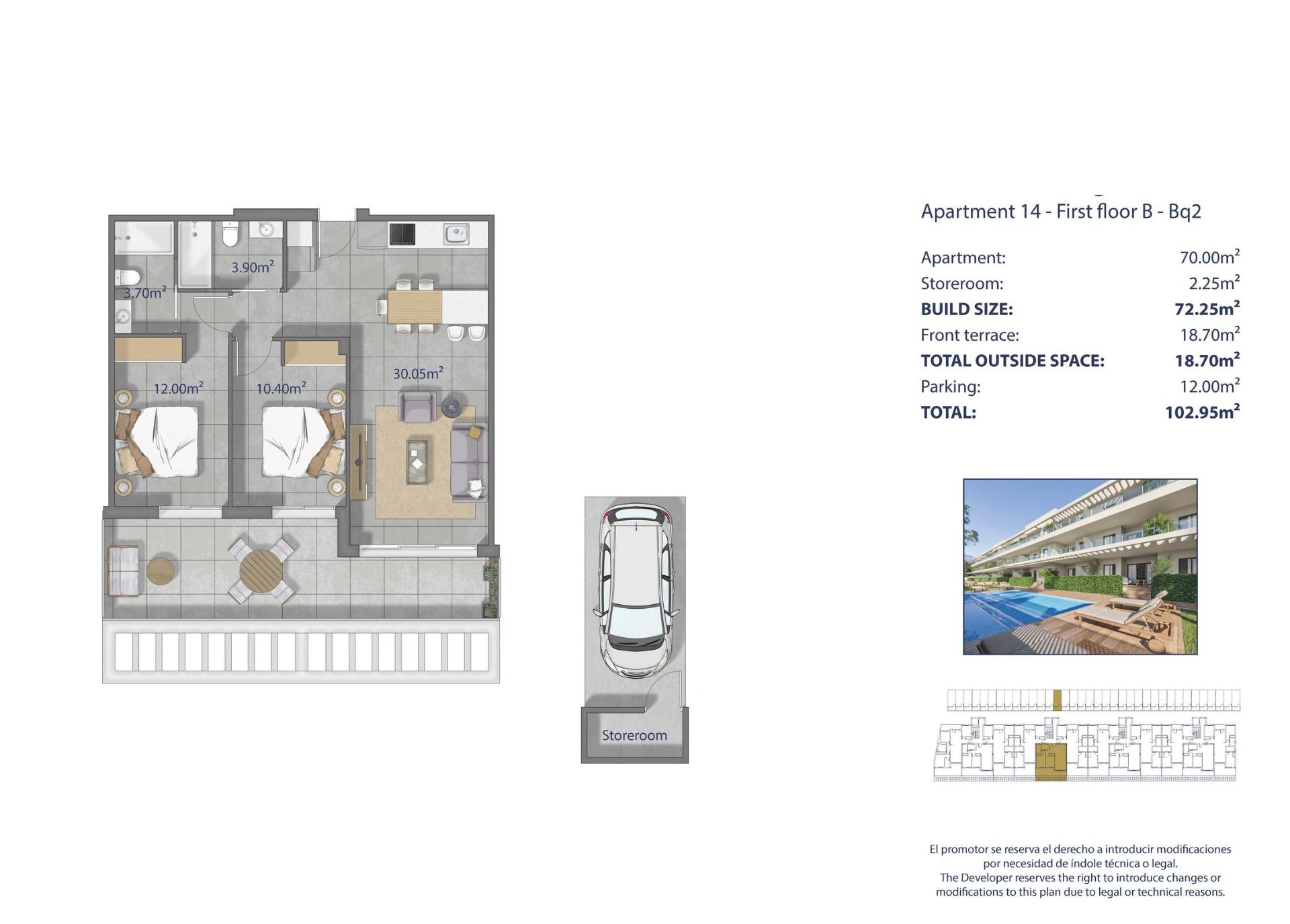 Apartment for sale in Los Alcázares, Murcia, Spain