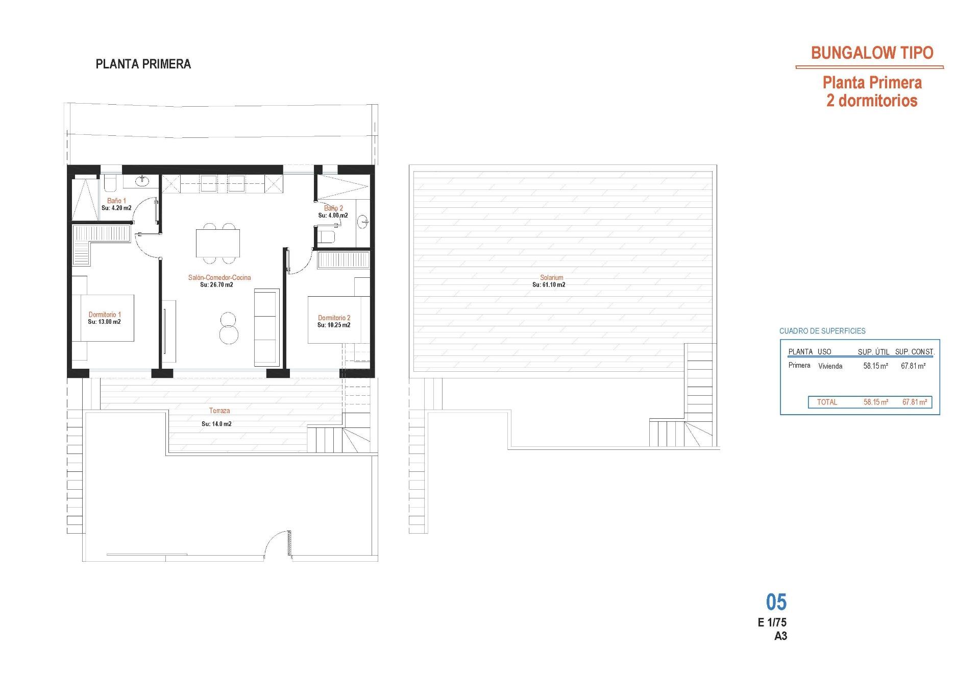 Bungalow for sale in Alhama De Murcia, Murcia, Spain