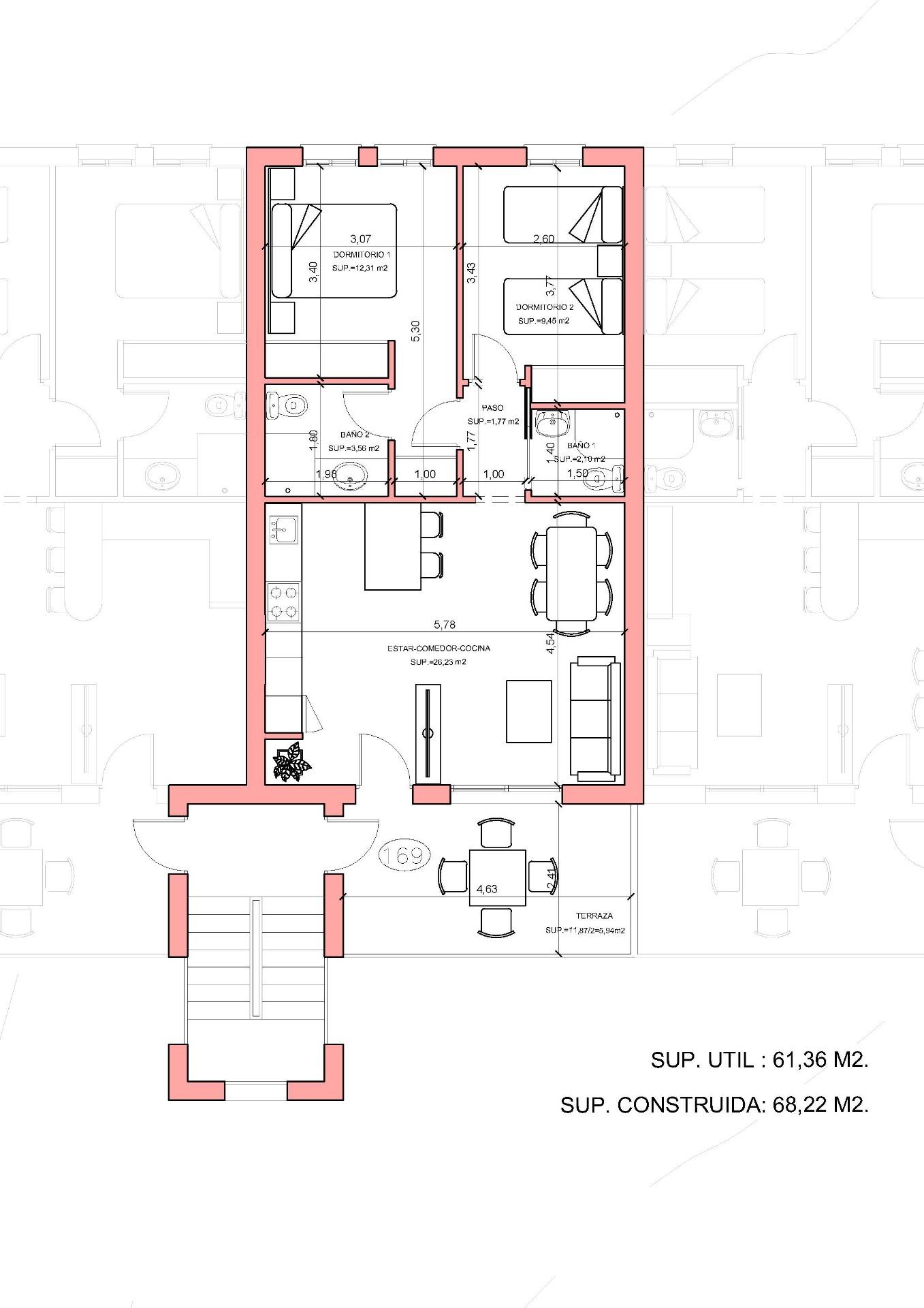 Penthouse for sale in Fuente Álamo, Murcia, Spain