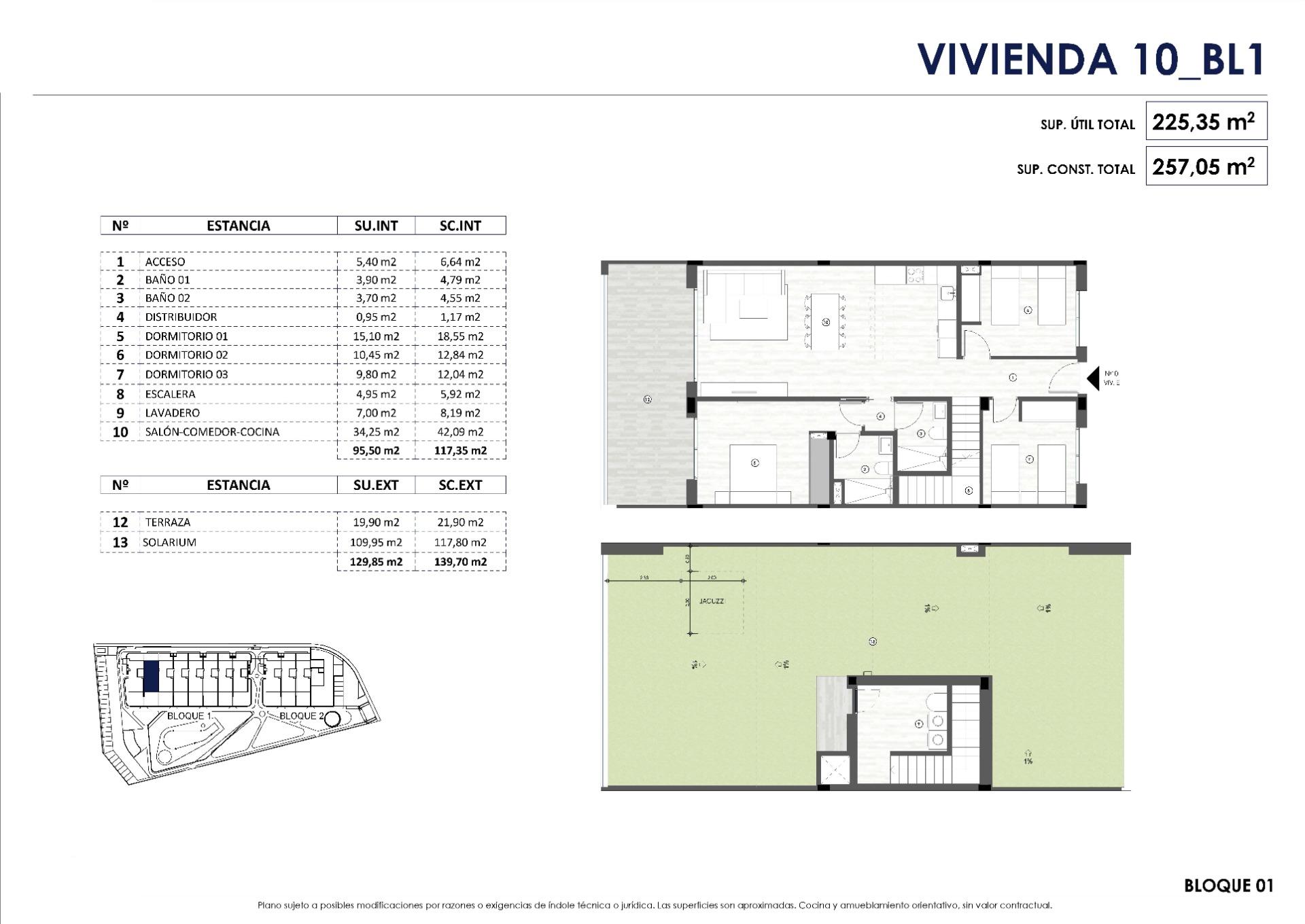 Bungalow for sale in La Manga Club, Murcia, Spain