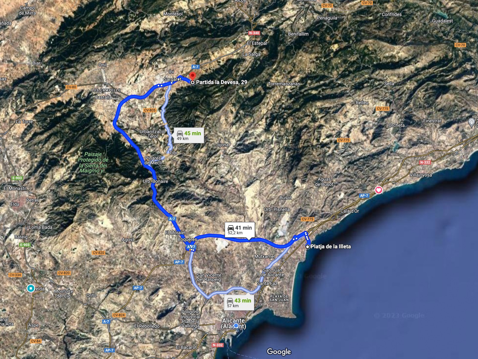 Finca en venta en Ibi